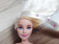 Barbie extra główka głowa długie włosy