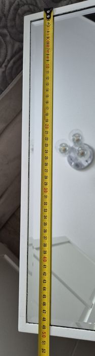 Szafka nocna glamour lustrzana home dwie szuflady głębokie