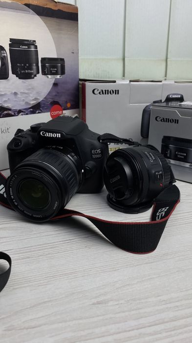 Фотоапарат Canon 1200D + 50 mm 1/8