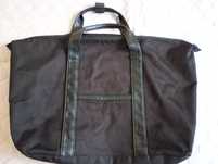 Torba, czarna, Paco Rabanne, poliester