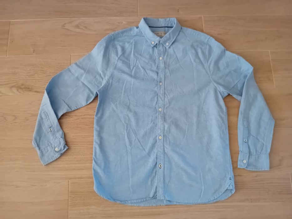 Camisa azul para  menino