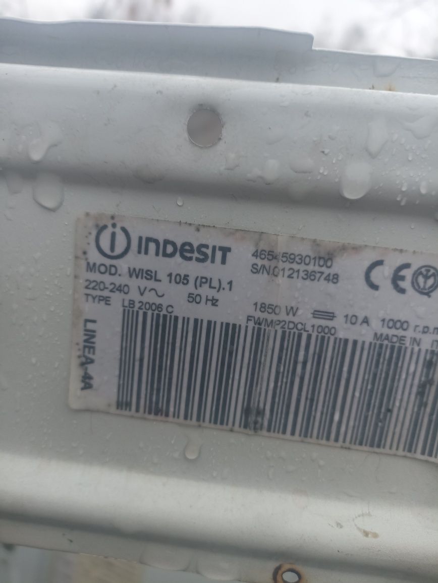 Obudowa pralki Indesit