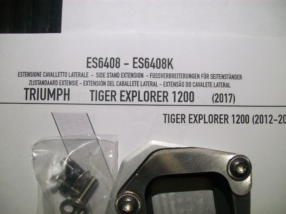 ES6408 Tiger Explorer 1200 (12 > 19) TRIUMPH GIVI poszerzenie stopki