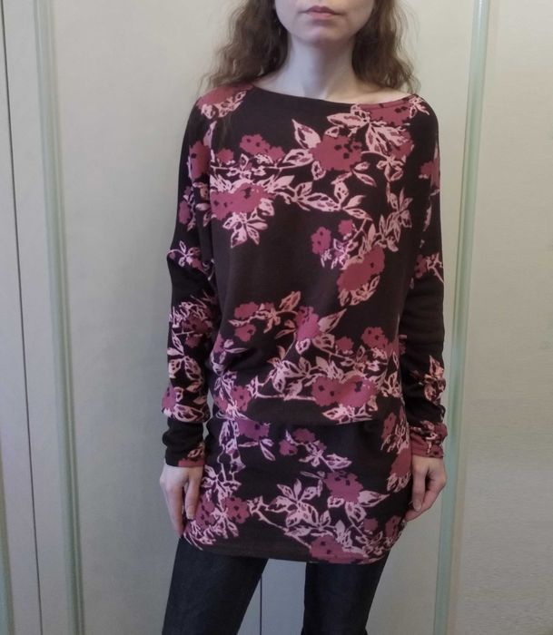 Кофта длинная платье для беременных кофта сукня для вагідних М