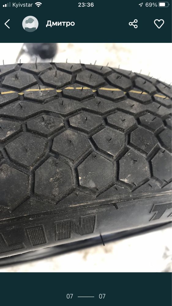 Запаска Т125/80 R15 Michelin 5*98