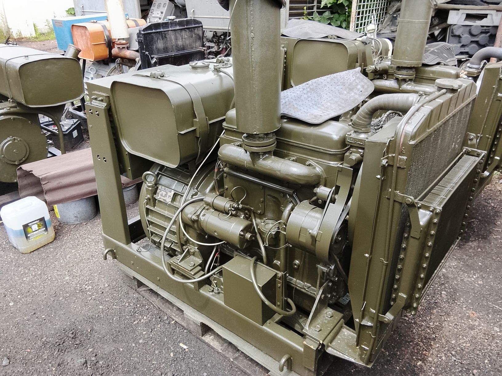 Agregat prądotwórczy 20 25 kw 32 kva silnik leyland SW 266 0 przebieg