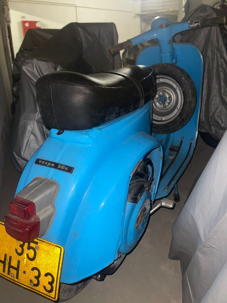 Vespa 50s registada em  1991