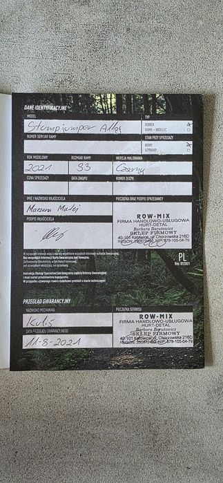 Rower Specjalized Stumpjumper 2021r. 29" S3