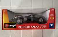 Bburago burago model auta Peugeot 907 V12 i Nissan GT-R skala 1:18