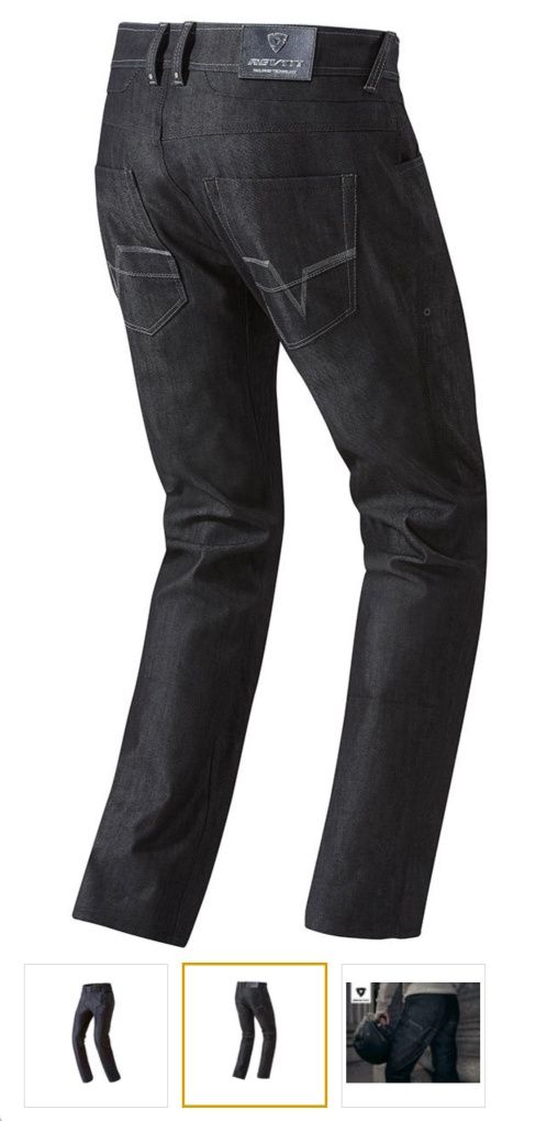 REVIT Rev'it Jeans Roz 36 XL WODOODPORNE Spodnie motocyklowe