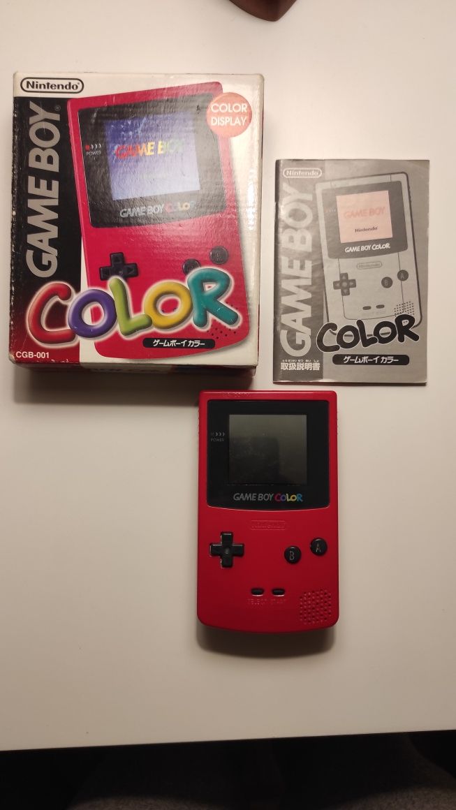 Gameboy Color Retro Vermelho JP com caixa original