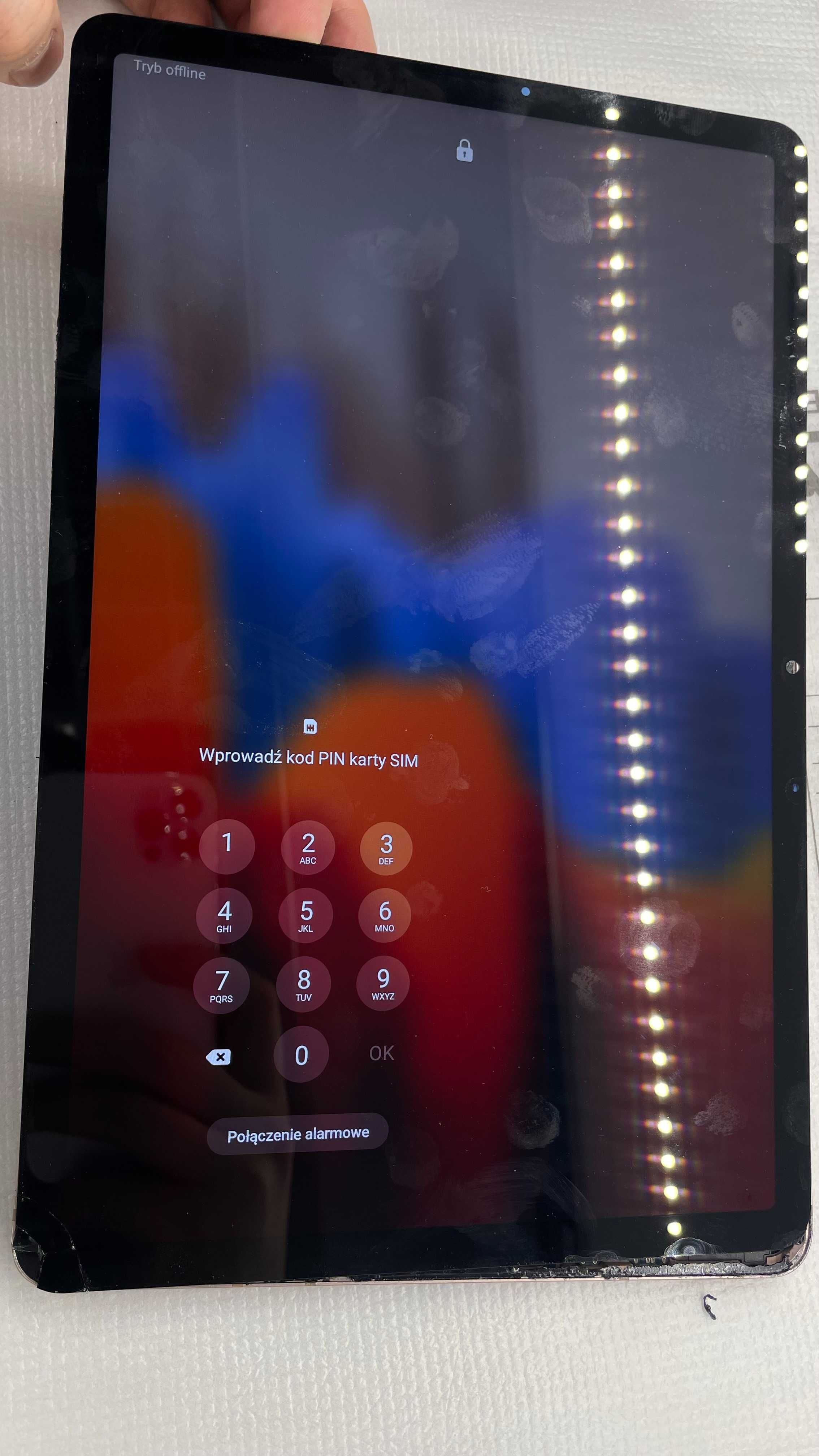 Wyświetlacz LCD ekran Samsung Galaxy Tab S7 T875 T875 T876 Sprawny