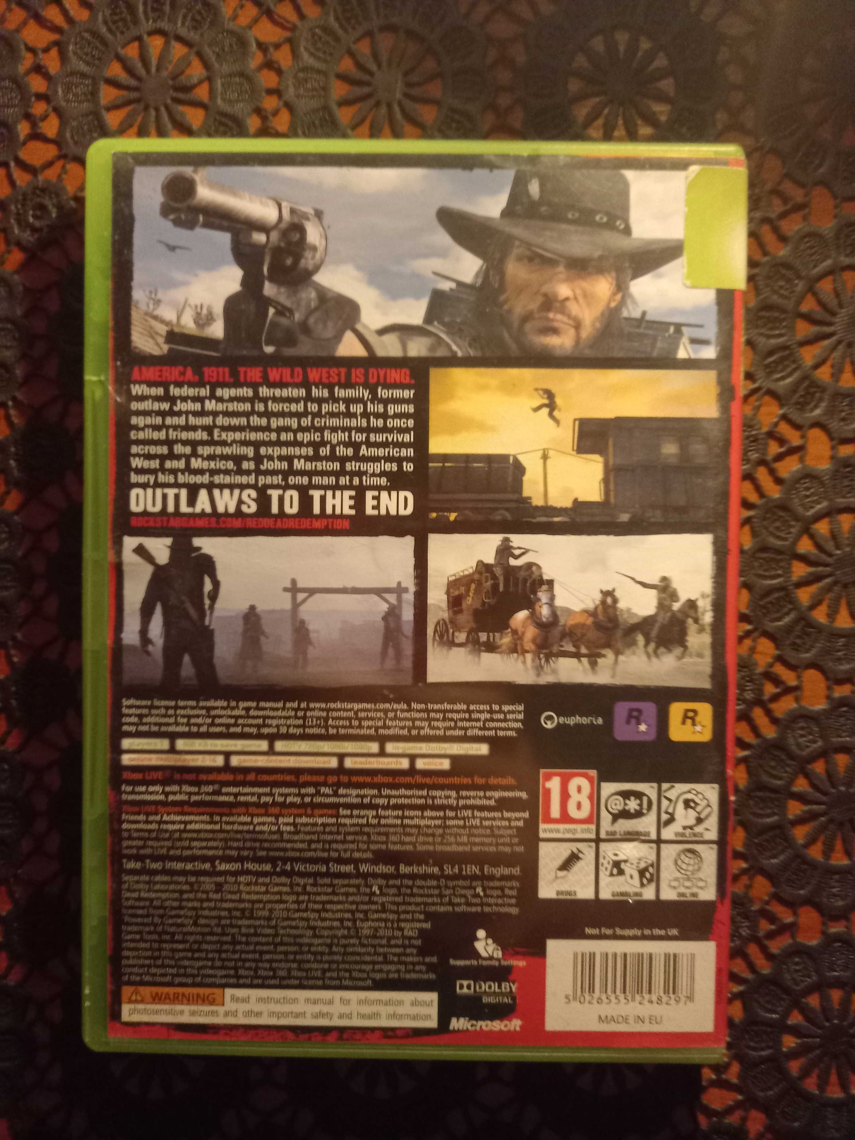 Red Dead Redemption 1 wersja Xbox 360