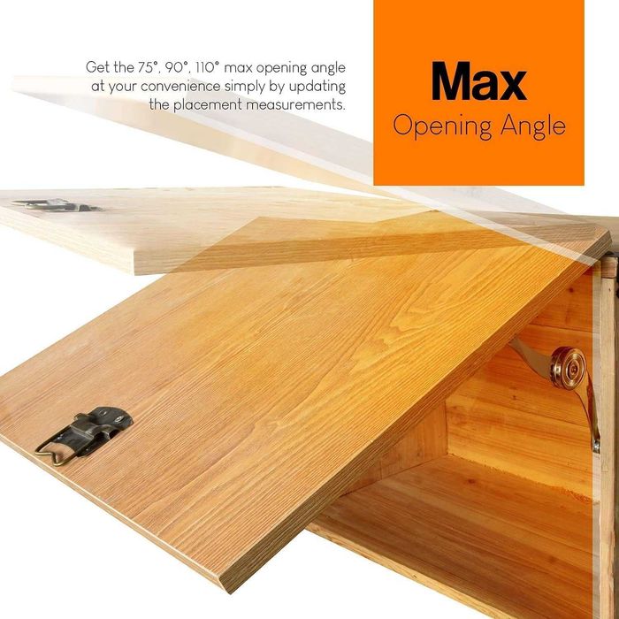 Zawias siłownik mebli szafek drzwi 2szt zestaw