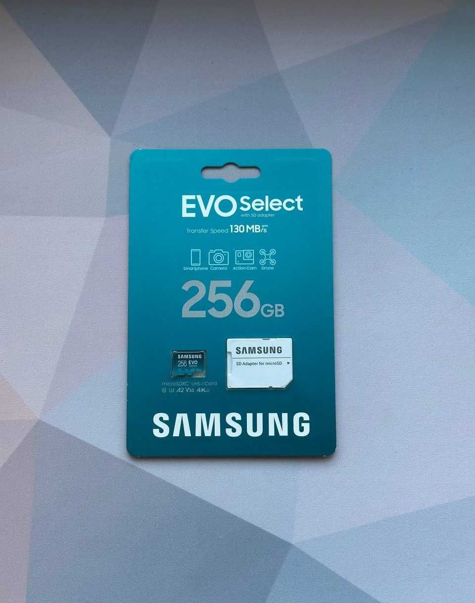 Samsung EVO Select 256 GB Micro SD Карта Пам'яті