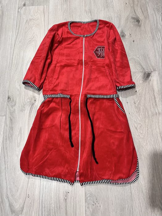 Халат жіночий червоний