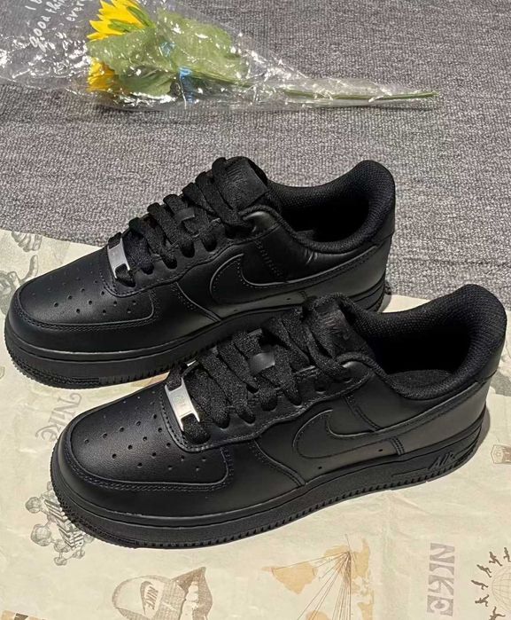buty_Nike_ Air_Force_1_Low_'07_Black_Espadryle/ Rozmiar.41