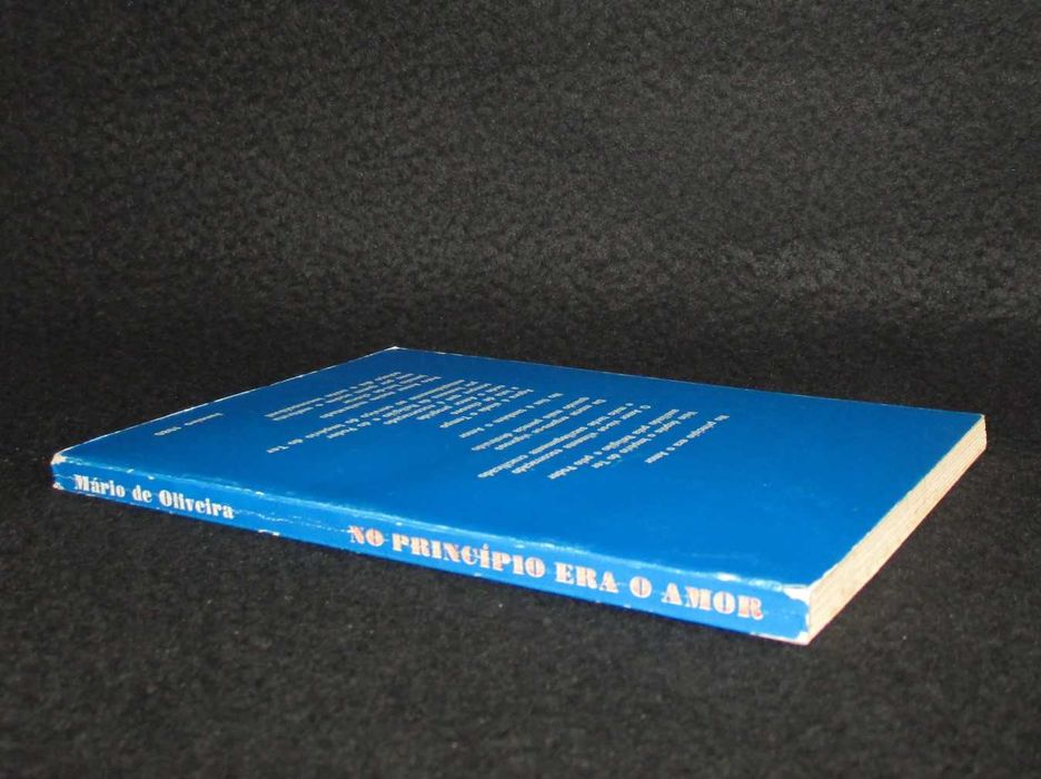 Livro No Princípio Era o Amor Mário de Oliveira