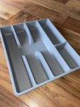 Organizery na sztućce x2 szary