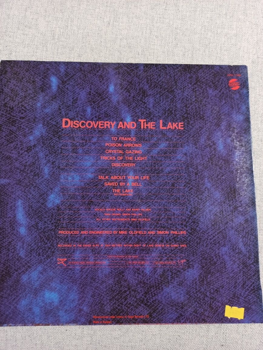 Winyl Mike Oldfield Discovery 1984