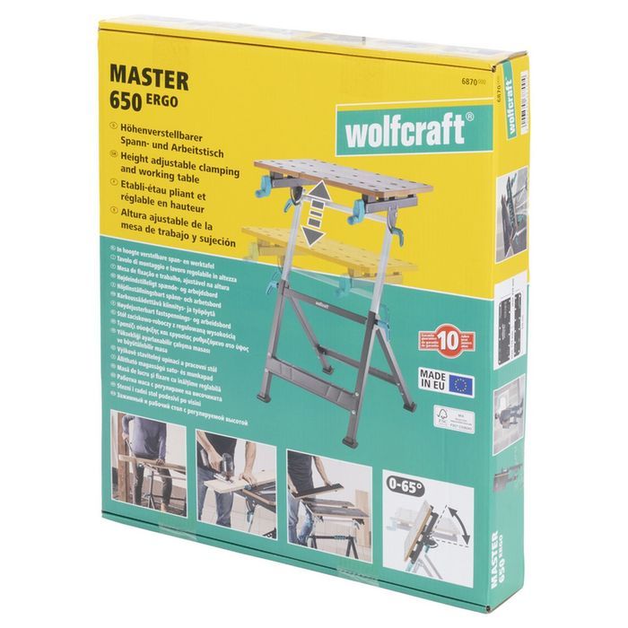 Stół Zaciskowy Wolfcraft Master 650 Ergo