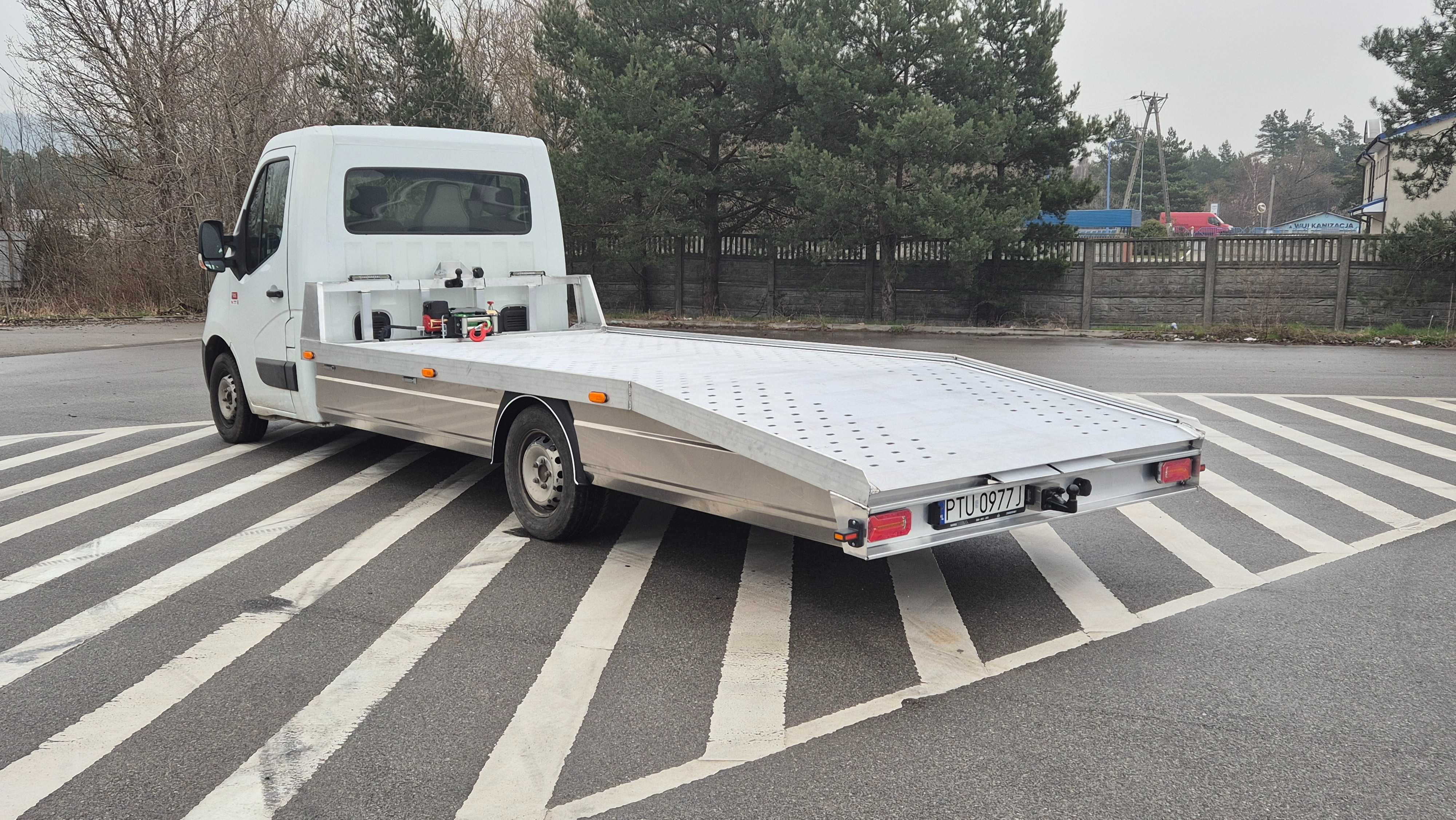 Master Movano Ducato Autolaweta Laweta Najazd Aluminiowa Panelowa