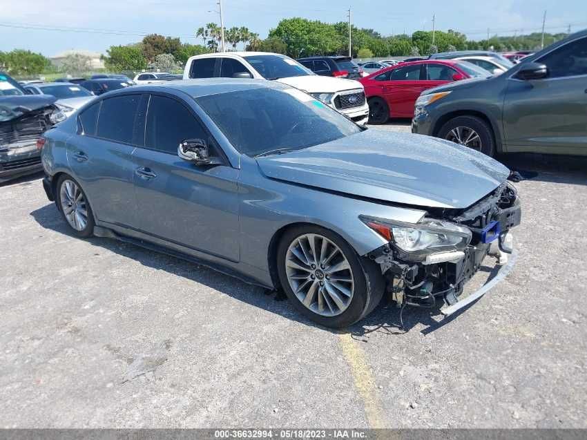Разборка INFINITI Q50 Комплект:Бампер + телевизор+капот+дистроник+фары