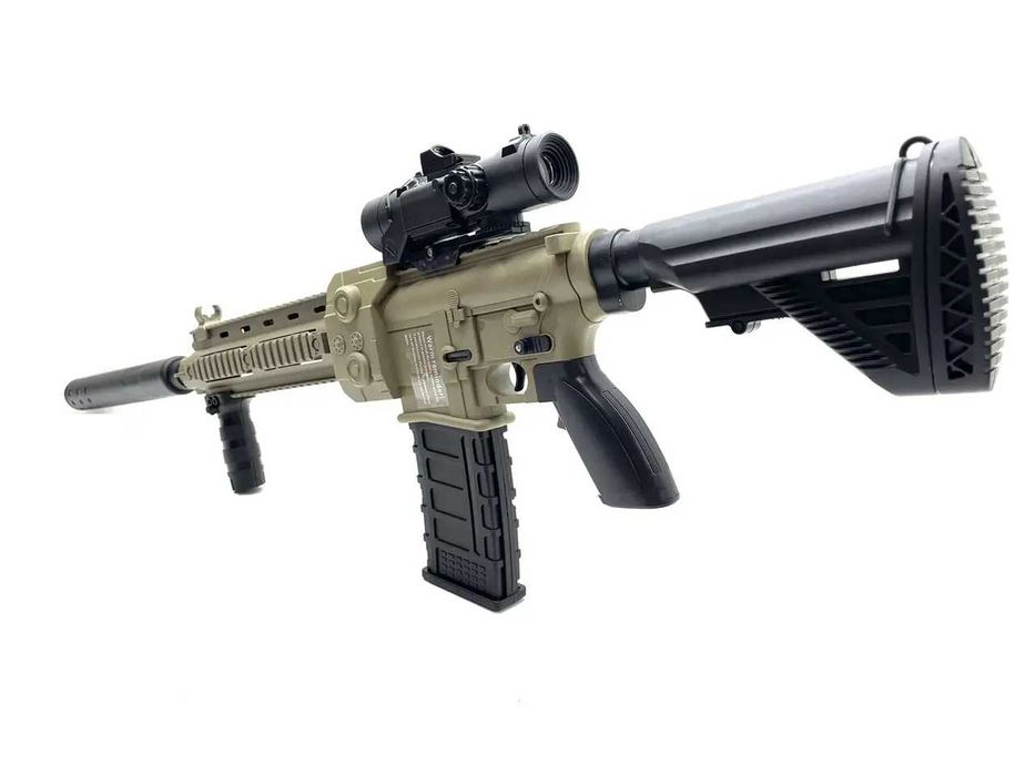 Автомат SHELL М 416 автоматичний тип дії, акумулятор, приціл