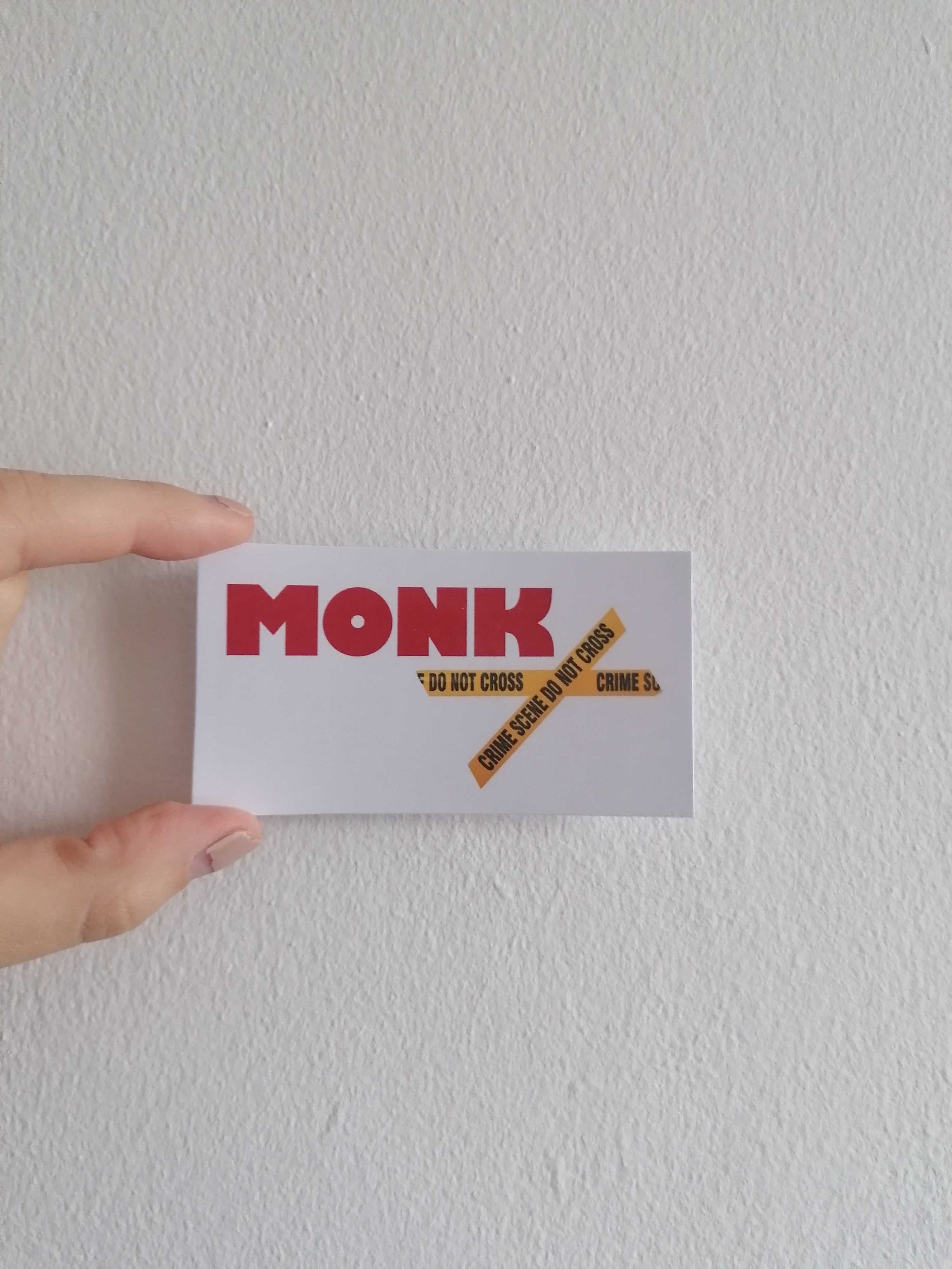 Naklejka. Monk. Detektyw.