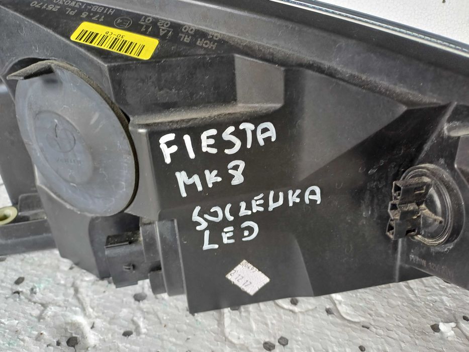 lampa lewa ford fiesta mk8 soczewka led model h1bb-13w030-cd od 2017-