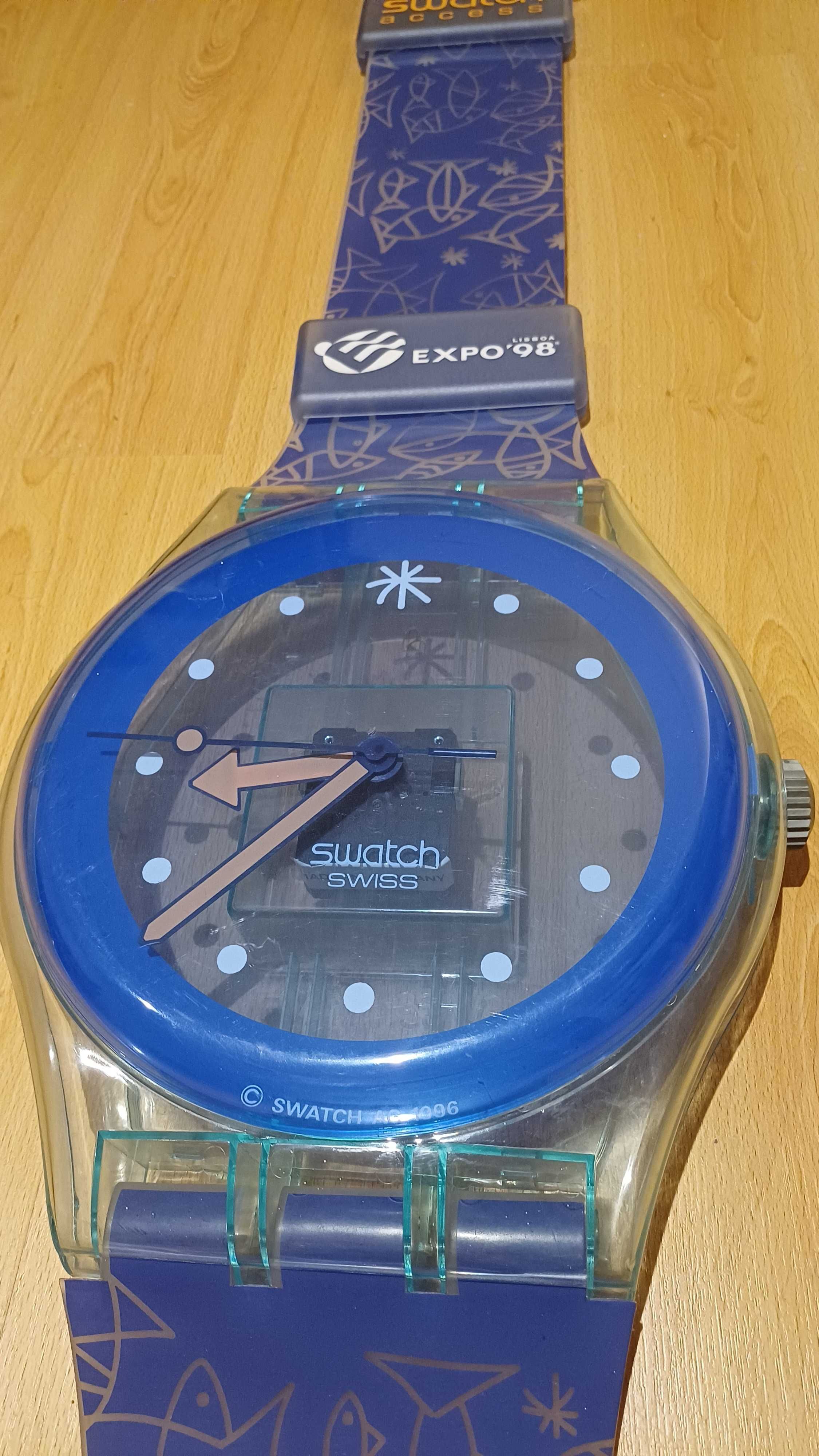 Relógio de parede Swatch - Edição limitada Expo 98