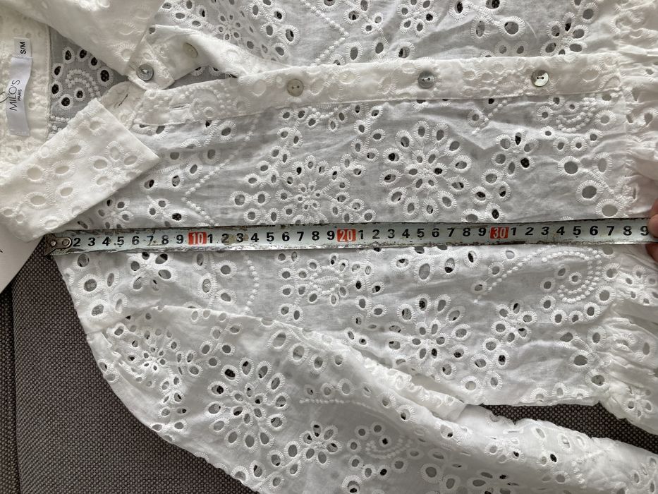 Сукня біла бавовняна S/M Milo’s Paris 100% бавовна