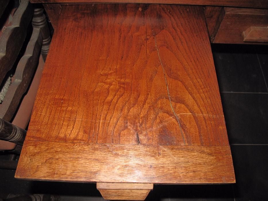 Escrivaninha madeira de carvalho - Antiguidade!