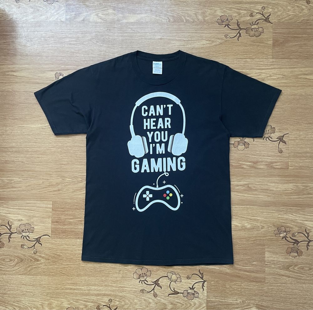 Чоловіча футболка / мерч Cant Hear You i’m Gaming / Gaimer