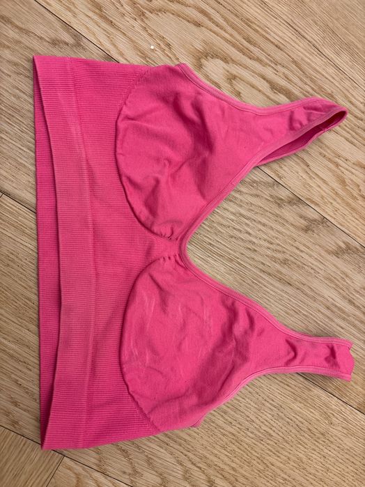 Sportowy stanik biustonosz różowy S