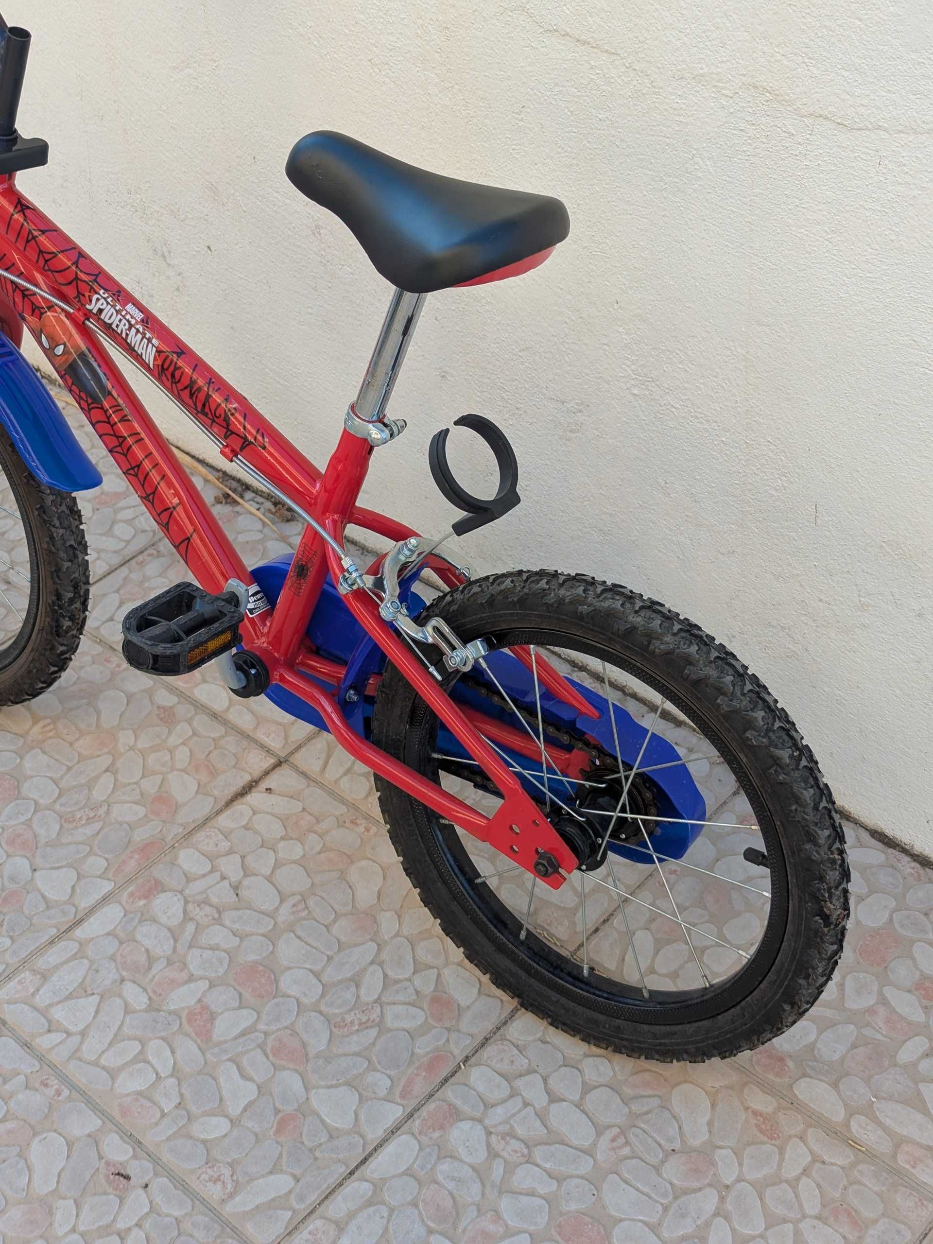 Bicicleta criança (4 anos) homem aranha