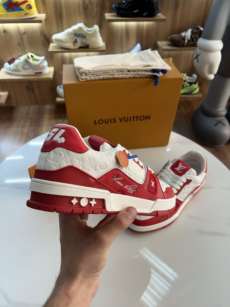 Кросівки снікерси Louis Vuitton #54 Red / White
