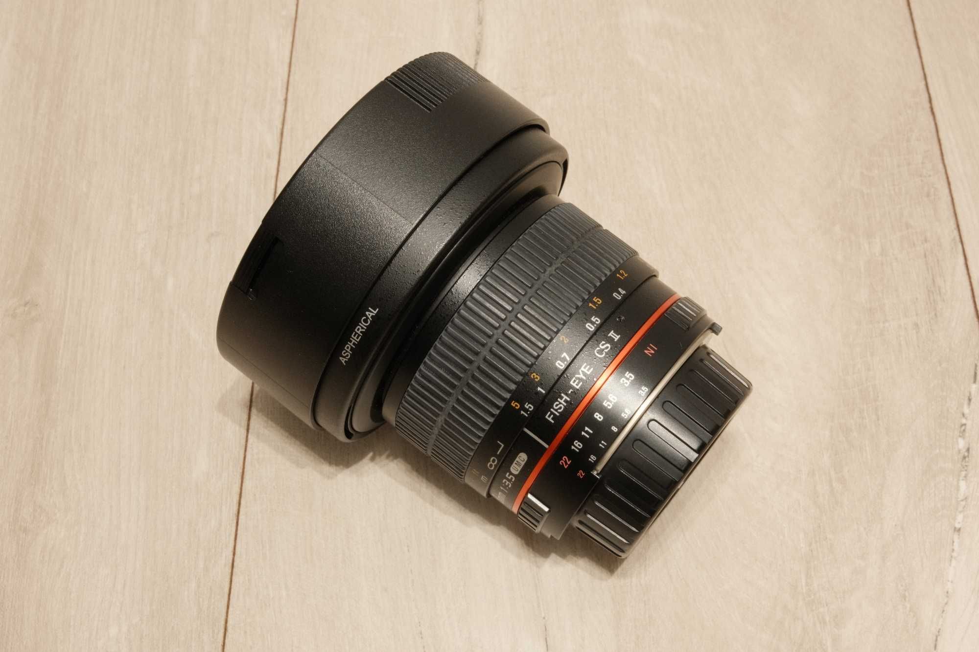 Obiektyw fisheye Samyang 8mm f/3.5 Aspherical AE CSII Nikon