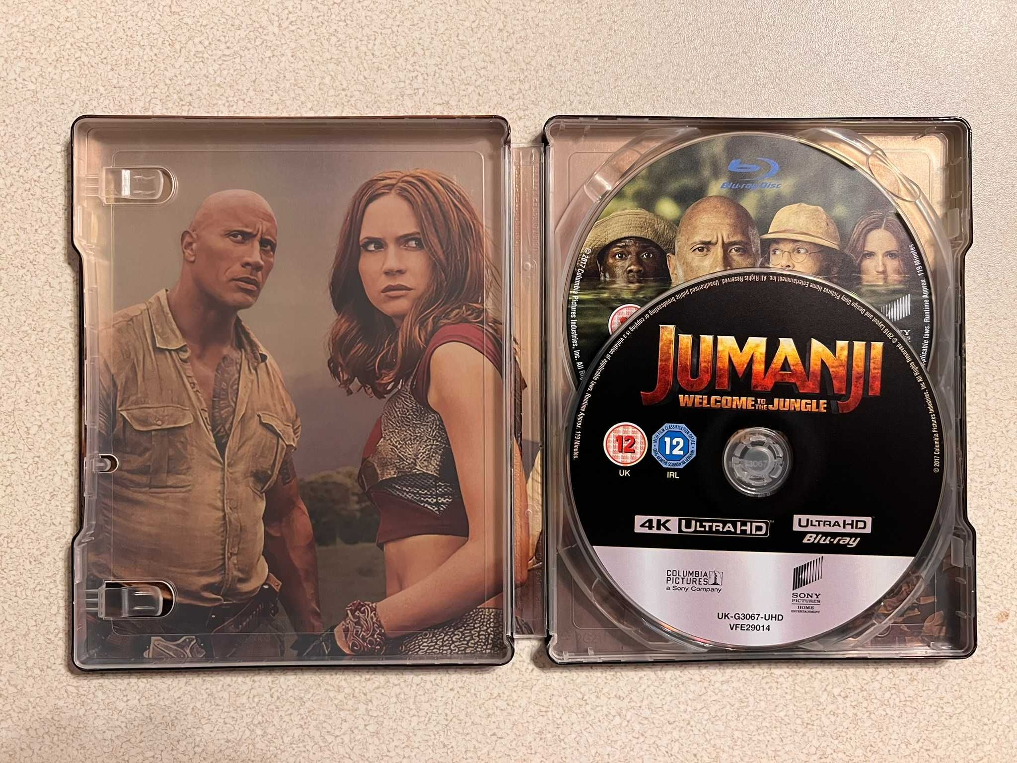 Jumanji Welcome to the Jungle 4k UHD Steelbook PL + protektor