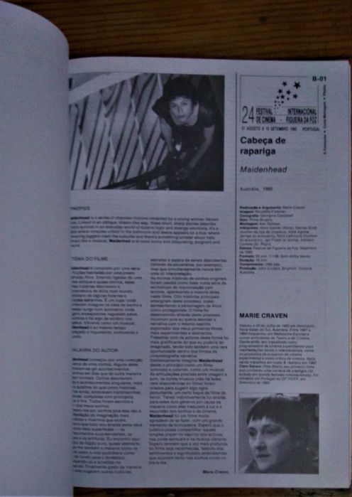 Catálogo do 24ª Festival Internacional de Cinema da Figueira da Foz