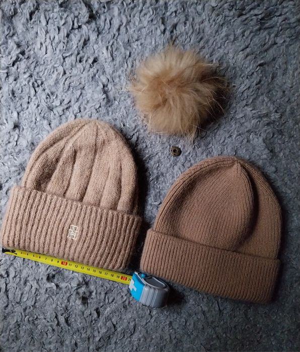 Tommy Hilfiger czapka damska z alpaką plus druga gratis