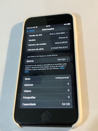 Apple iphone 8 preto 64gb