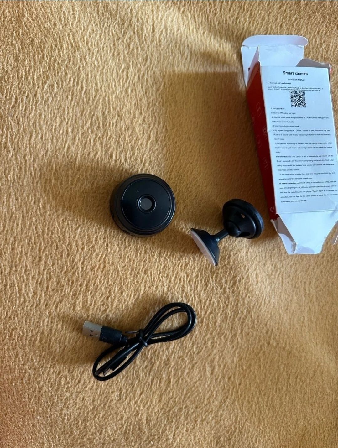 Mini kamera szpiegowska WiFi microSD detekcja mikrofon promocja