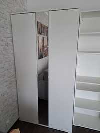 Szafa IKEA VIHALS - 2 drzwi, biały, 105x57x200 cm