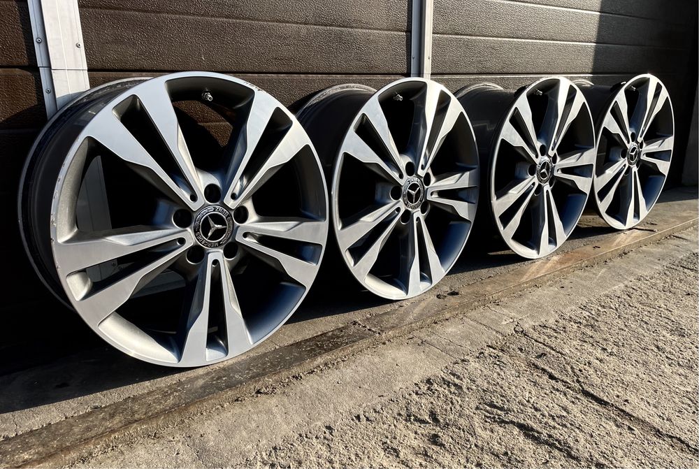 4x Alufelgi Mercedes 5x112 r18 szersze 8,5j et56 węższe 7,5J et44