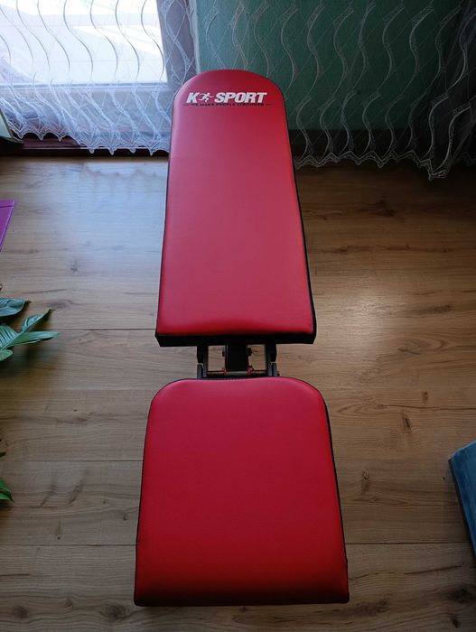 Zestaw do ćwiczeń (Ławka + Gryf łamany + Hantle + Obciążenie)