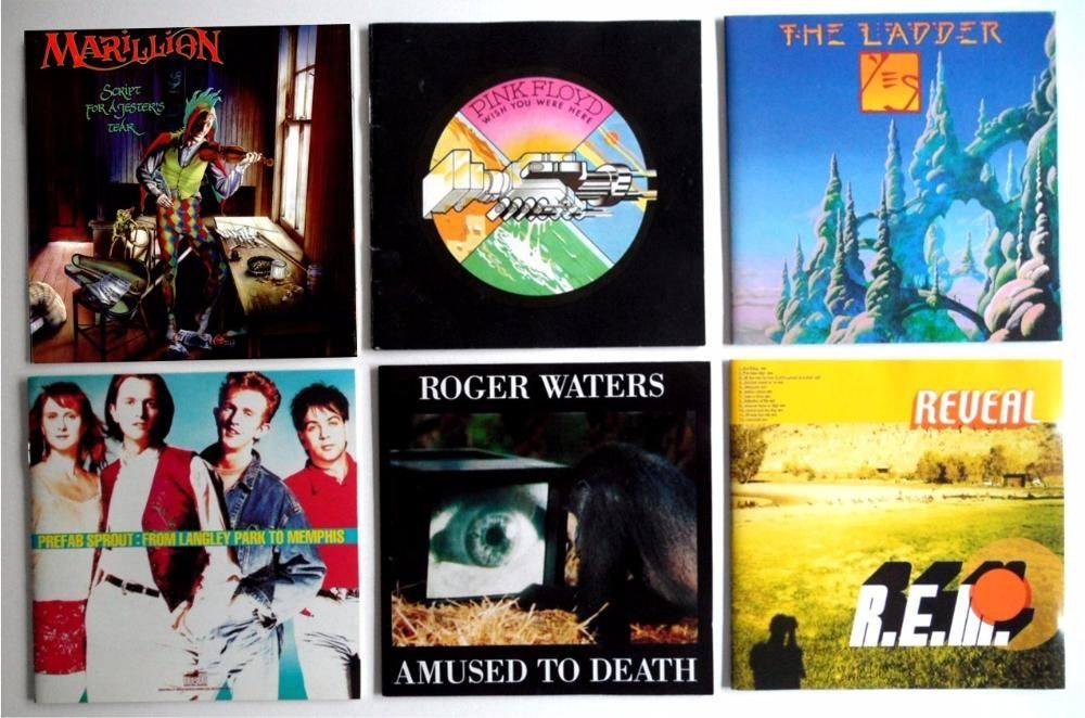 CD's Pink Floyd, Roger Waters, REM, Yes, Marillion, Paul McCartney