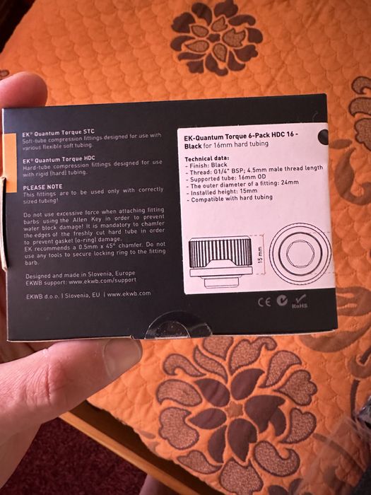 Conectores EKWB para Watercooling