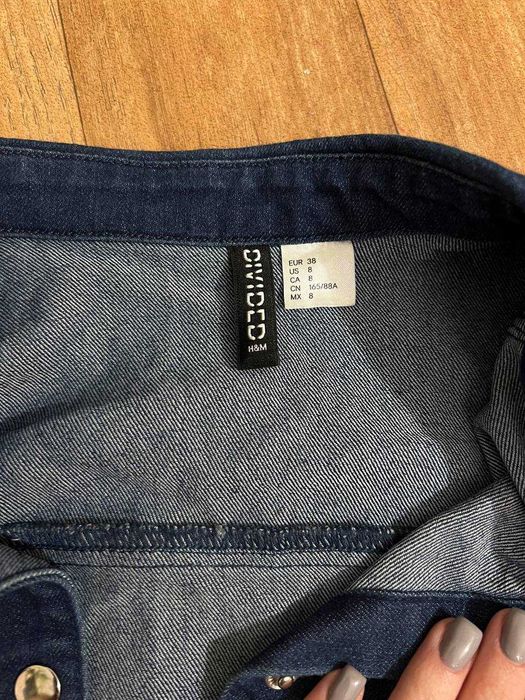 Платье рубашка джинсовое