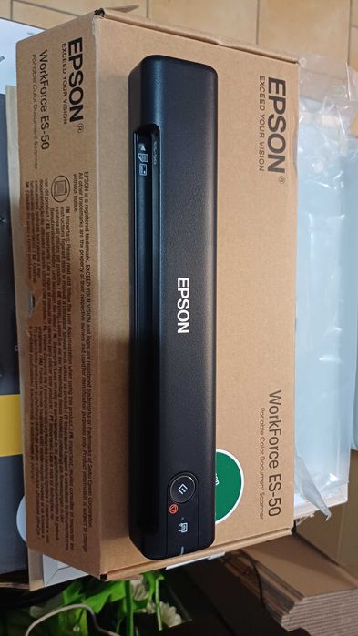 Epson WorkForce ES-50 A4 Przenośny skaner dokumentów.